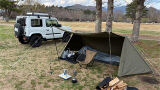 吹上高原キャンプ場でキャンプをしました（2025年4月）