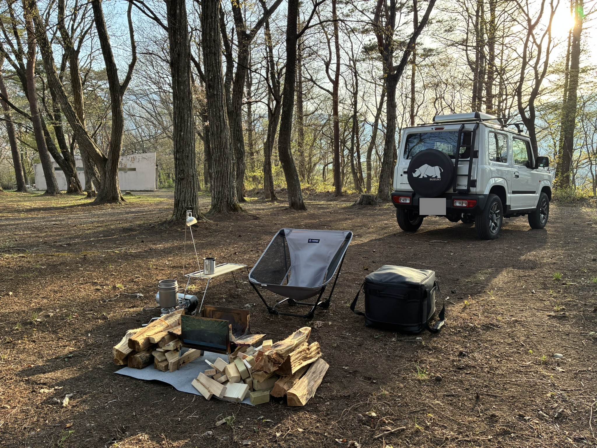 吹上高原キャンプ場でキャンプをしました（2026年4月）
