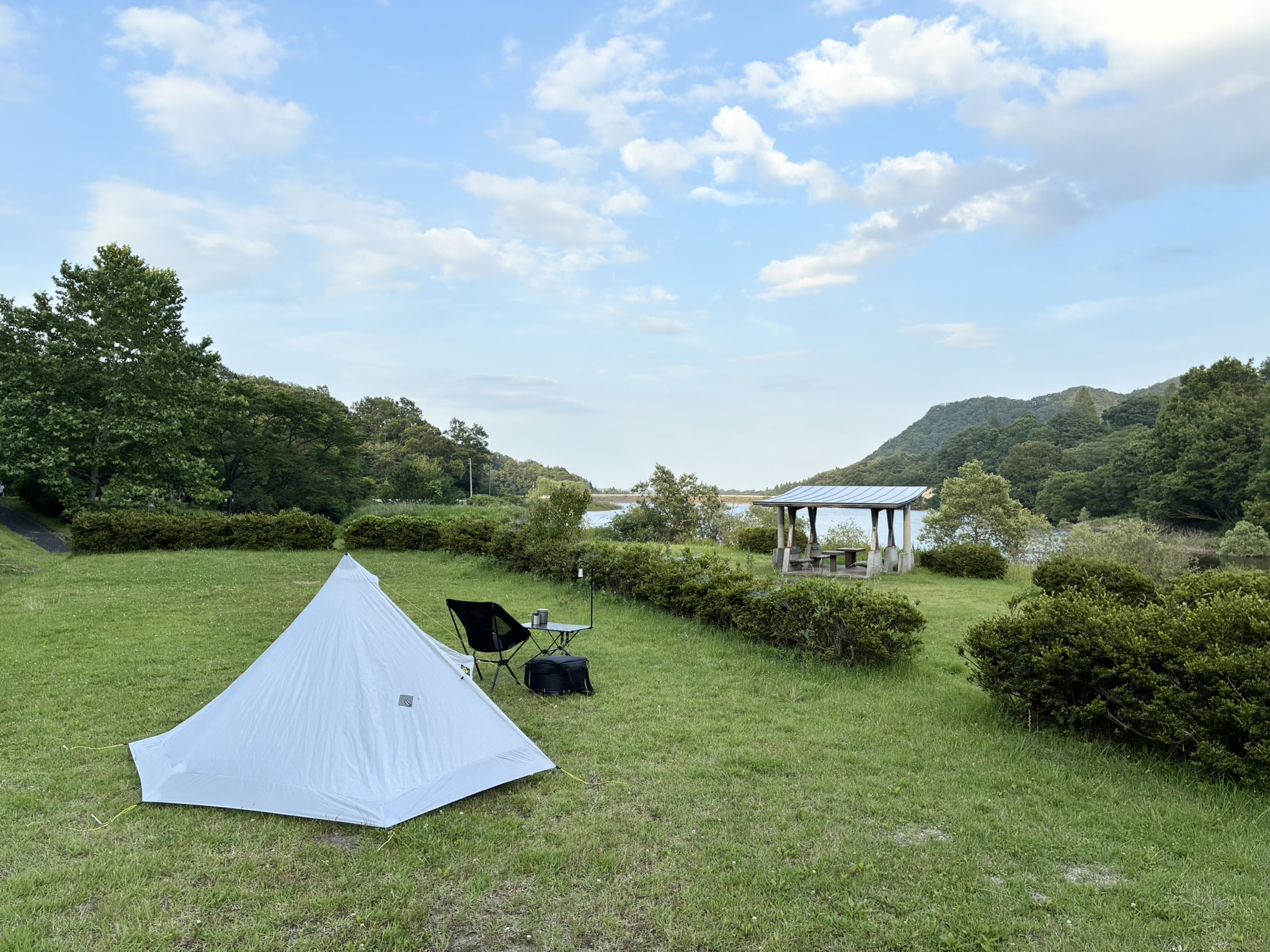ウッドエッグ アウトドアパーク（牛野ダムキャンプ場）でキャンプをしました（2026年7月）